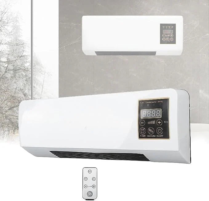 Portable Air Conditioner - 2025 New Wall Mounted Wireless Mini Cooling Unit Fan - USB Rechargeable - No Drilling Installation - Instant Cooling Table Fan - for Bedroom Kitchen Office