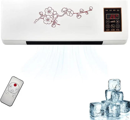 Portable Air Conditioner - 2025 New Wall Mounted Wireless Mini Cooling Unit Fan - USB Rechargeable - No Drilling Installation - Instant Cooling Table Fan - for Bedroom Kitchen Office
